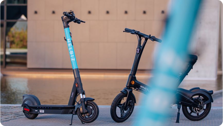 Two scooters
